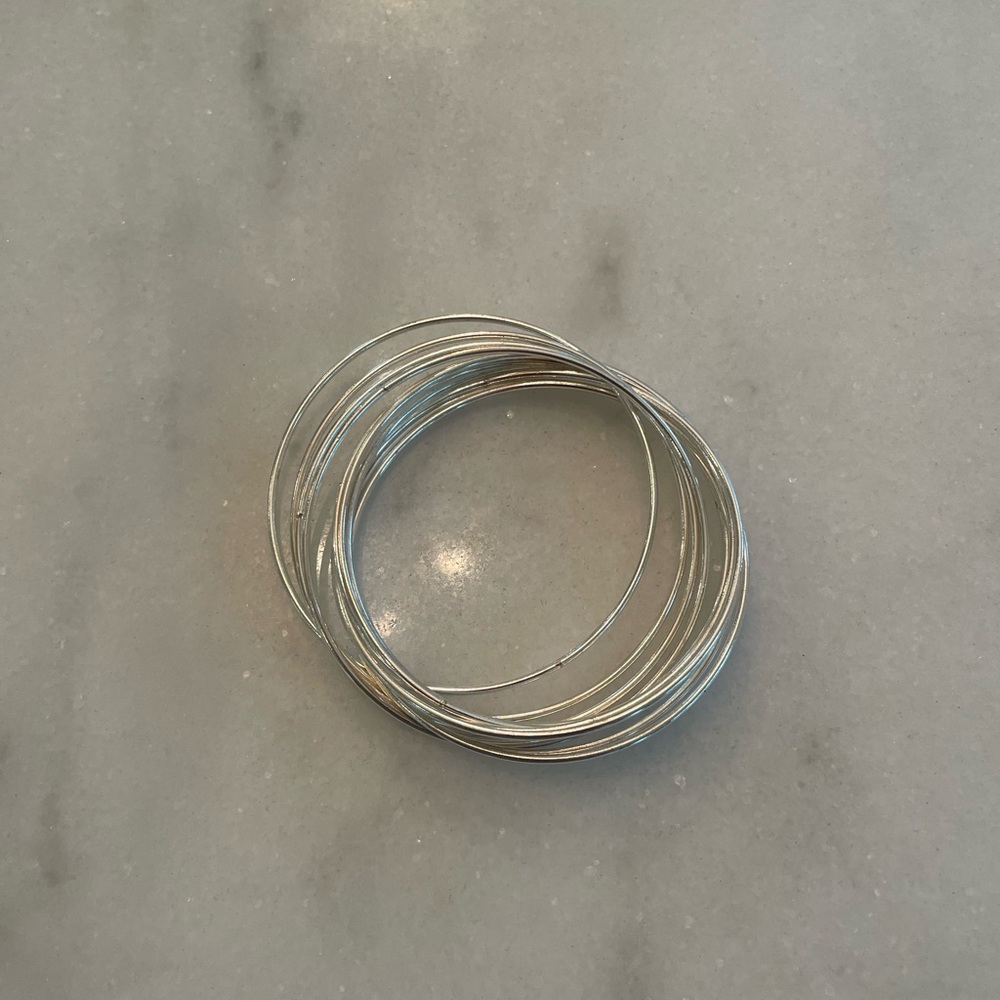 Silver bangles - Picture 2 of 4